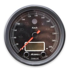 ACEWELL Analog Tacho 260 Km/h Digital DZM