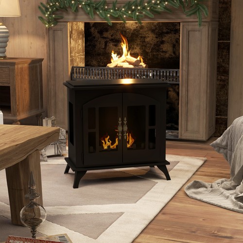 Freestanding ethanol fireplace - ethanol,