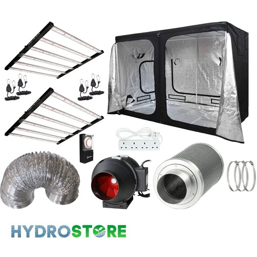 Grow tent kit omega black - kit, 720w