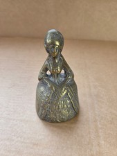Antique Brass Crinoline Lady