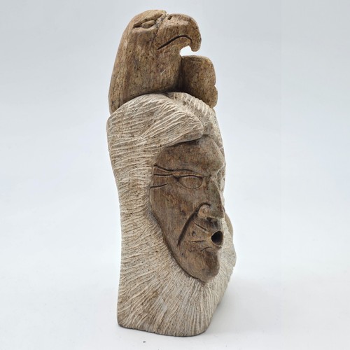 Iroquois soapstone carving - iroquois,