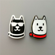 New Cycling Emblem Tube DIY Bike Head Badge Aluminum Decals Stickers Front