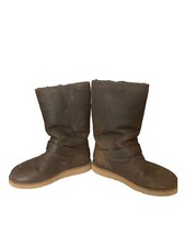 UGG Australia Women's Kensington Boots Leather Toast Boots 6 US