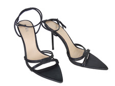 Zara Black Strappy Stiletto