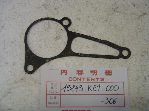 Water pump cover gasket