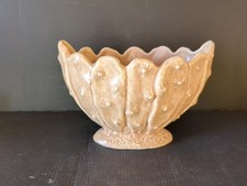 VINTAGE * SYLVAC POTTERY * CACTUS DESIGN BROWN GLAZED HYACINTH POSY VASE No 2249