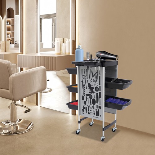 Hairdressing trolley with - trolley,