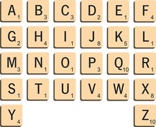 Scrabble Original Replacement Letters – Pick Your Tiles from Drop-Down Menu