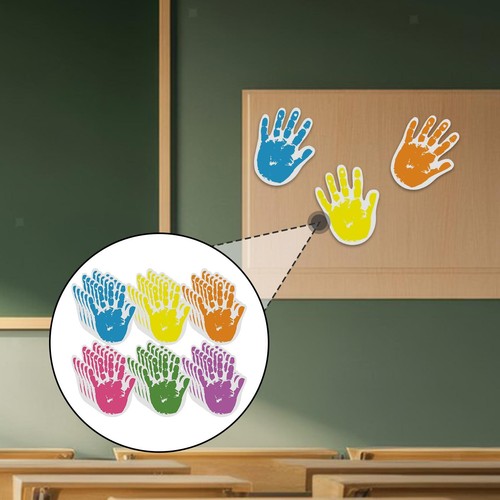 30x colorful hand - 30x, cutouts