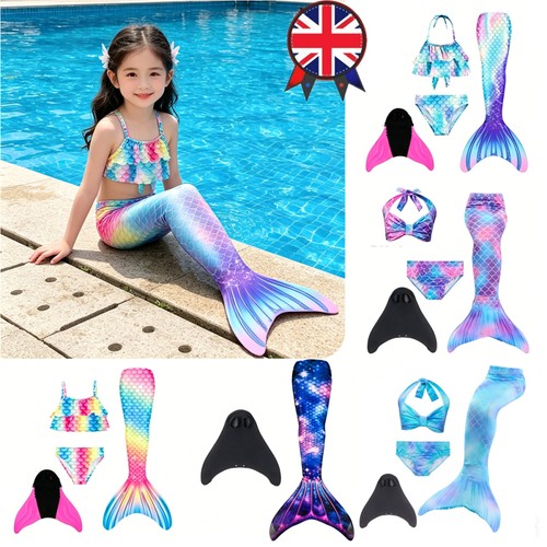 Kids mermaid tail with monofin - mermaid,