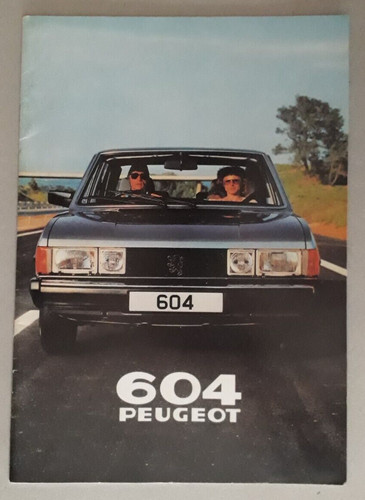 Peugeot 604 brochure 1980 - brochure, td