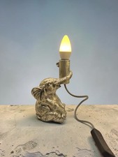 Silver Elephant Table Lamp