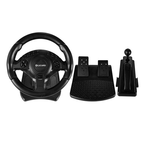 Racing game steering wheel - game,