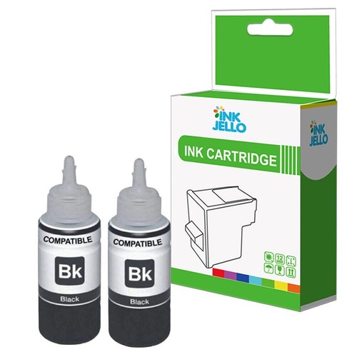 Black ink bottle refill - black,