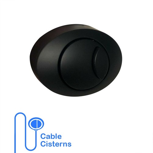 Black oval dual - dual, flush