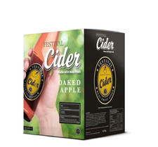 Festival Real Fruit Cider Making Kit -OAKED APPLE- 40 PINTS Homebrew Brewing