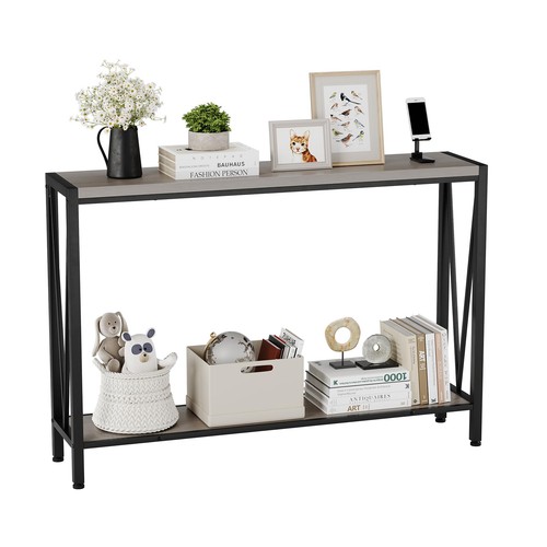 Wood metall frame console - wood+metall,