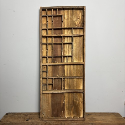 Vintage wooden printers tray - printers,