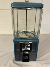 NORTHWESTERN VENDING SWEET GUMBALL MACHINE MAYAN TURQUOISE (GLASS)