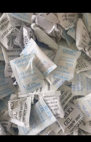 500 packets silica gel - 500, x