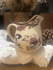 Antique Masons Ironstone Jug Hand painted Unusual