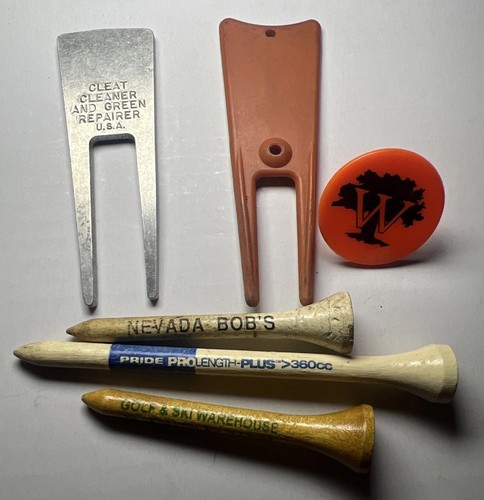 Vintage divot fixers tees and - divot,