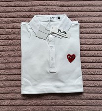 White Comme Des Garçons Polo