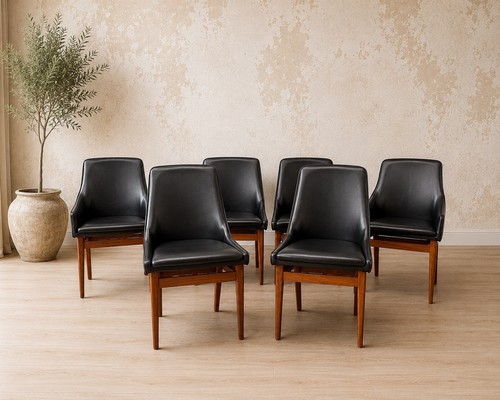 Danish teak dining chairs - teak,
