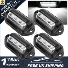 4X LED Number Plate Light Lamp