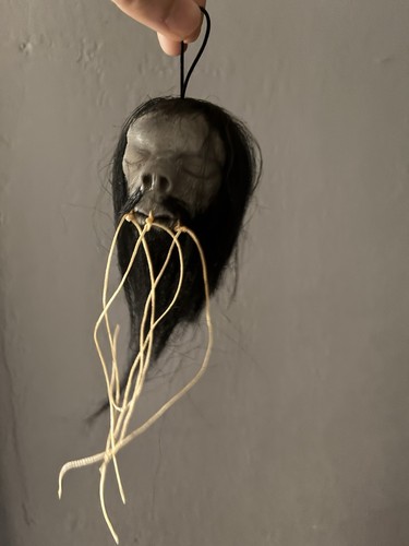 Latex shrunken head replica - shrunken,