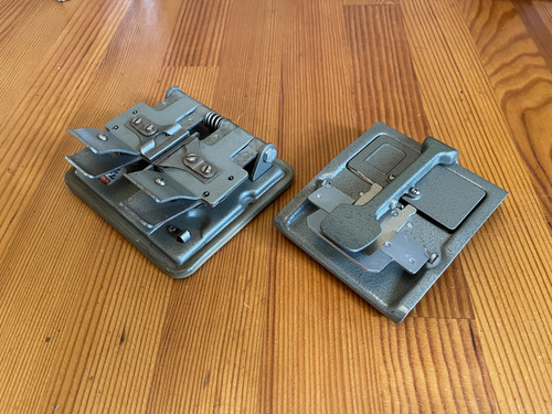 Pair 8mm film - film, splicers