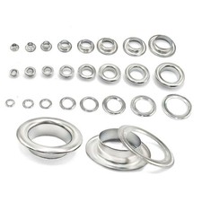 Eyelets with Washers Stainless Steel Metal Set DIY Leather Crafts Repair Grommet