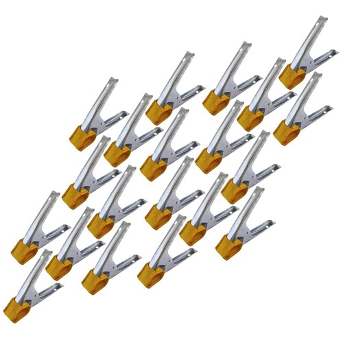 Metal market stall clips - 6",