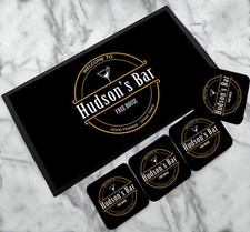Personalised Bar Runner mat |