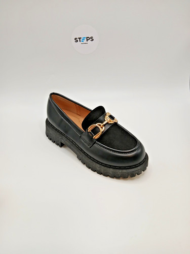 Sergio todzi black loafer with - black,