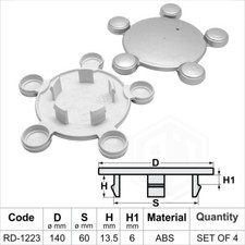 Alloy wheel center caps centre hub 140-60mm Fits SEAT Altea Cordoba Ibiza Toledo