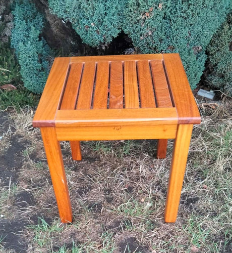 Teak square garden coffee