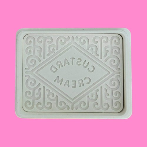 Custard cream biscuit cookie - biscuit,