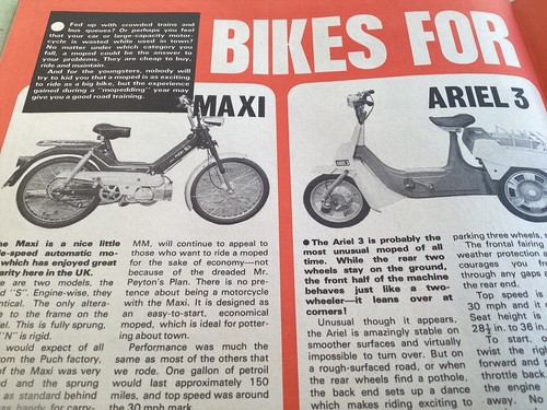Ariel puch maxi vespa - vespa, boxer