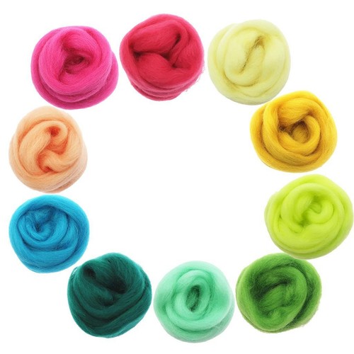 10g wool fre roving - 10g, for