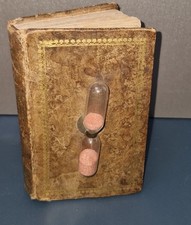 French Novelty Book Sand Timer by CHALMETTE of Paris - Palais ROYALE