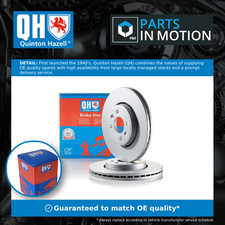 2x Brake Discs Pair Vented