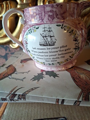 Sunderland lustre pitcher - a,