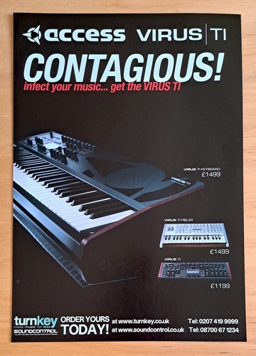 Access virus magazine ad - ti,