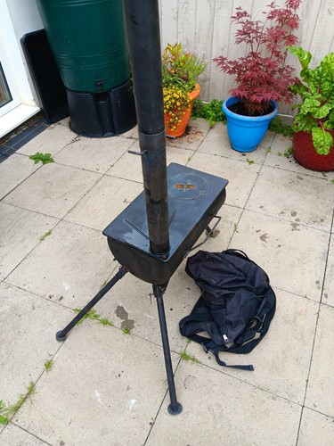 Portable wood burning stove - a, wood-burning