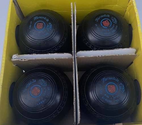 Henselite lawn bowls set 4 - henselite,
