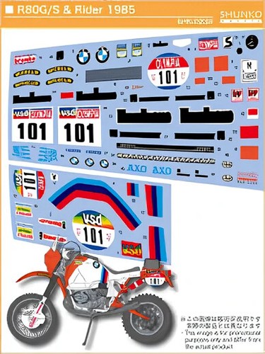Shunko models bmw r80g - models, 1/12