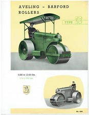 AVELING BARFORD GBX , GBW &