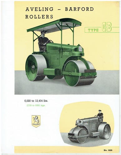 Aveling barford gbx gbw - ,, &