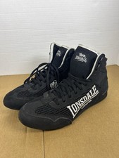 Lonsdale Contender Boxing Boots Black UK Size 5 - Excellent Condition - Used